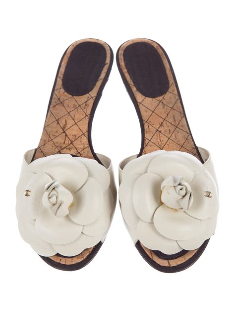 chanel camellia sandals 2020|chanel women's slide sandals.